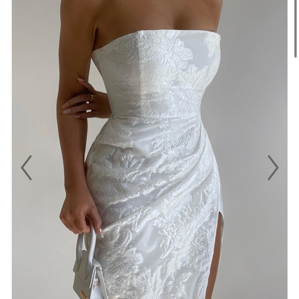 Showpo - Strapless Slit Dress
